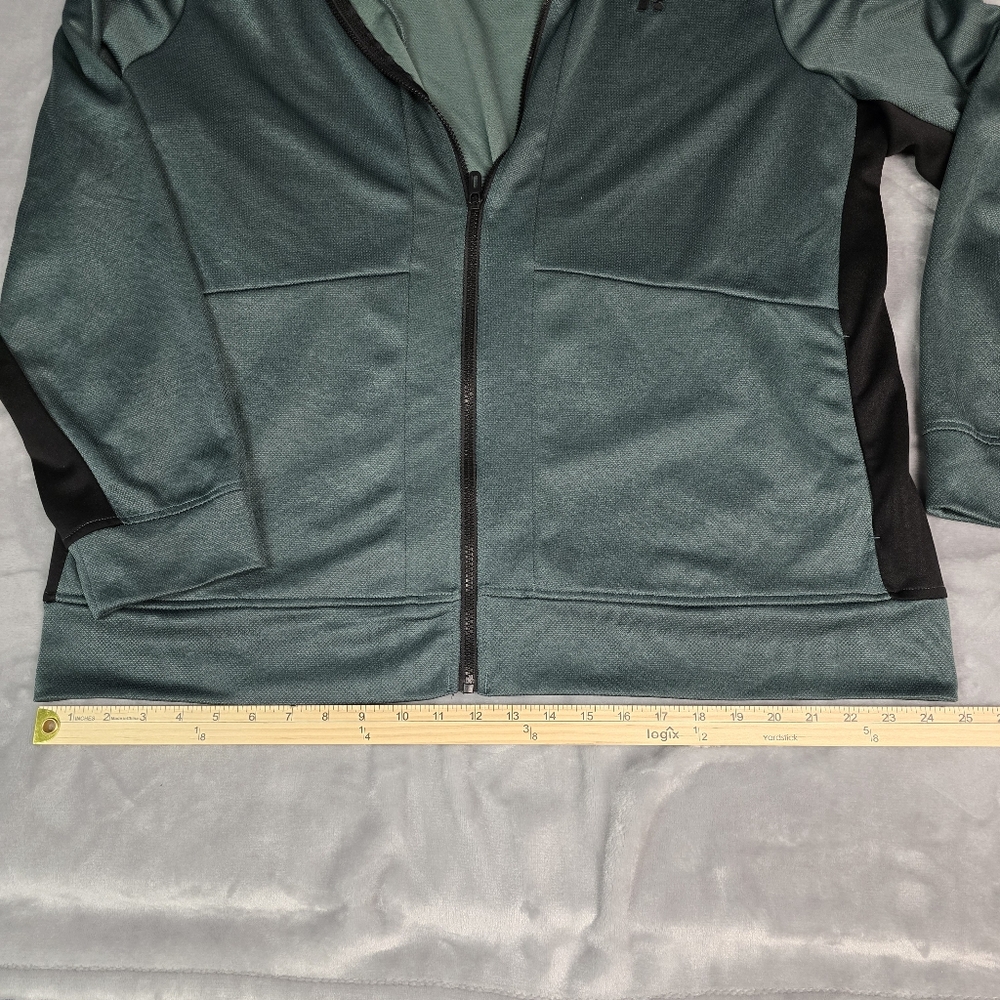 Russell Mens Dri Power 360 Jacket XL Green And Black Full Zip Active Athletic - Picture 6 of 10